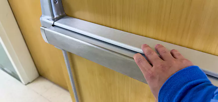 Installing a Push Bar on a Door Seminole